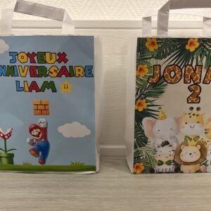 Sac papier à offrir et à personnaliser / papeterie personnalisée