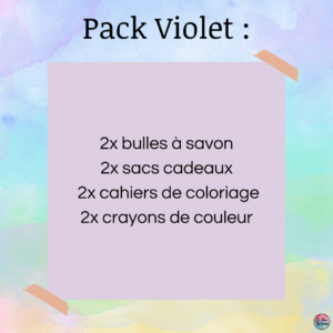 Explicatif du contenu du Pack Violet