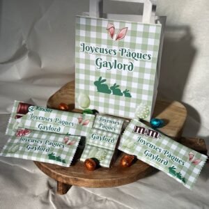 Sachet Pâques avec diverses friandises